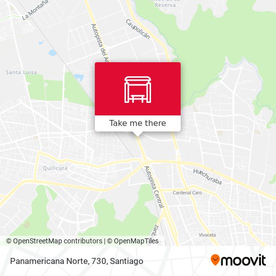 Mapa de Panamericana Norte, 730
