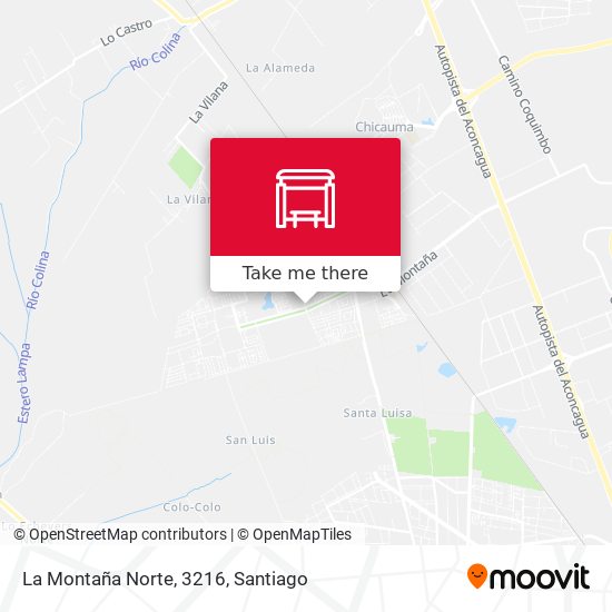 Mapa de La Montaña Norte, 3216