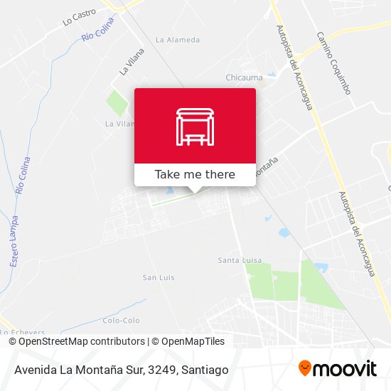 Avenida La Montaña Sur, 3249 map