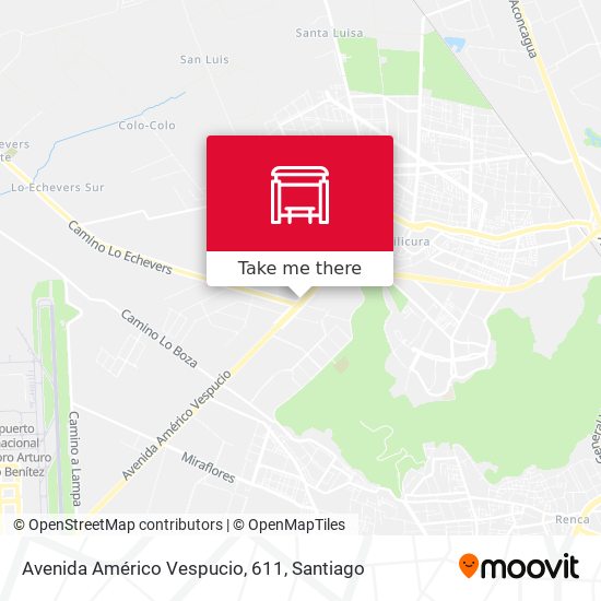 Avenida Américo Vespucio, 611 map