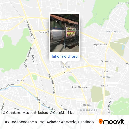 Av. Independencia Esq. Aviador Acevedo map