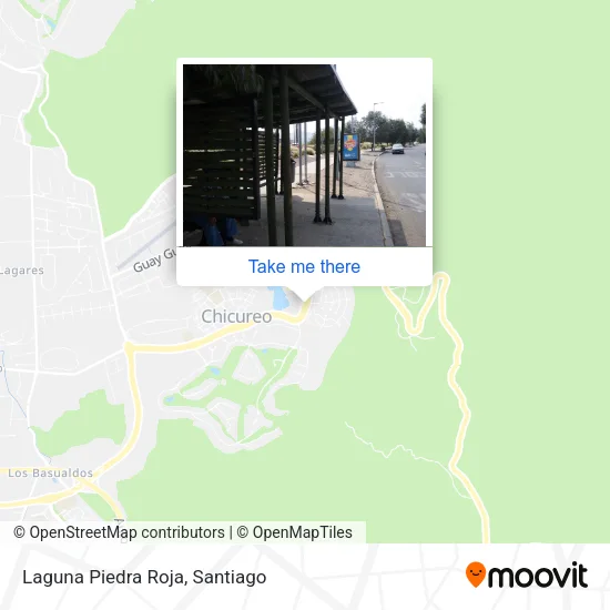 Laguna Piedra Roja map