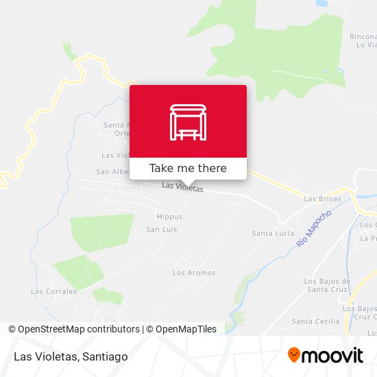 Mapa de Las Violetas