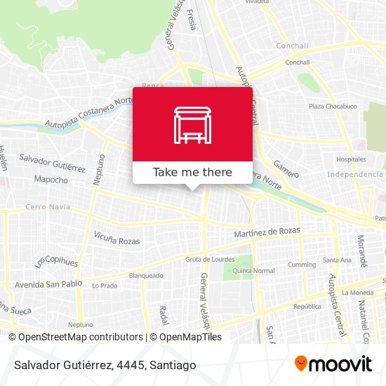Salvador Gutiérrez, 4445 map