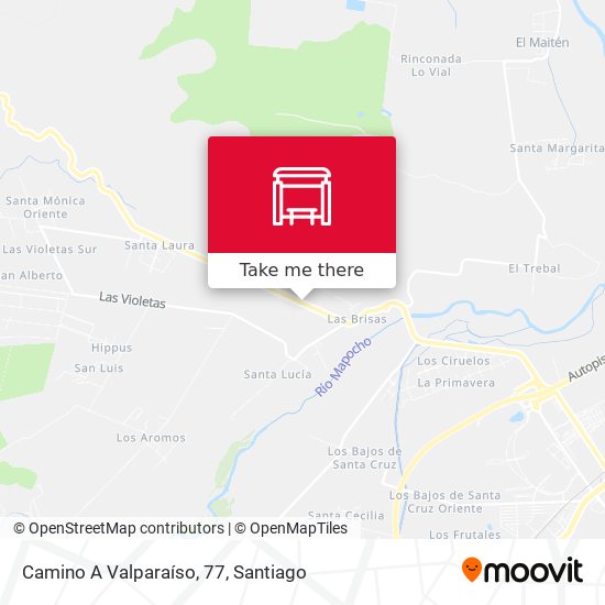 Camino A Valparaíso, 77 map