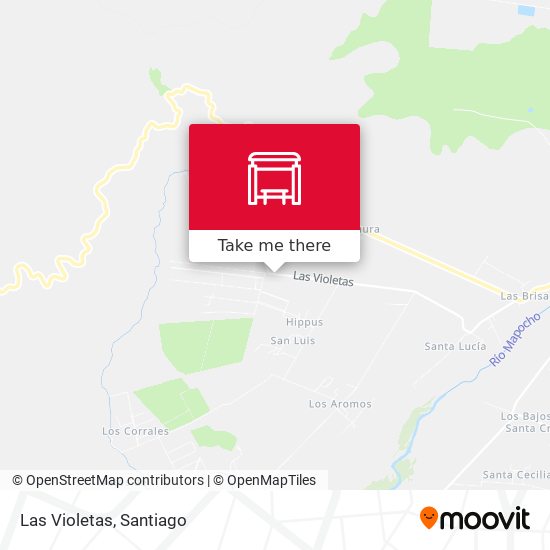 Las Violetas map