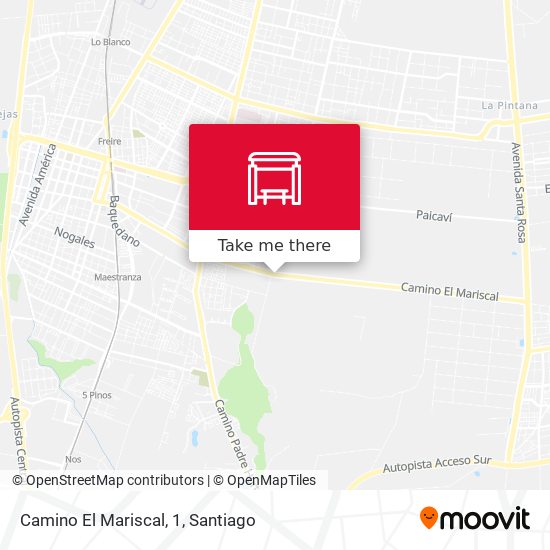 Camino El Mariscal, 1 map