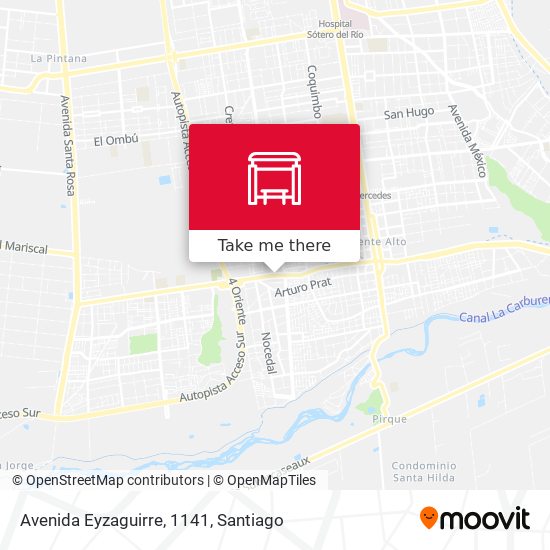 Avenida Eyzaguirre, 1141 map