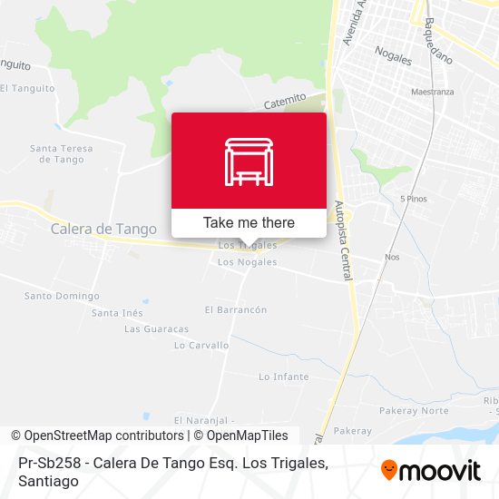 Pr-Sb258 - Calera De Tango Esq. Los Trigales map