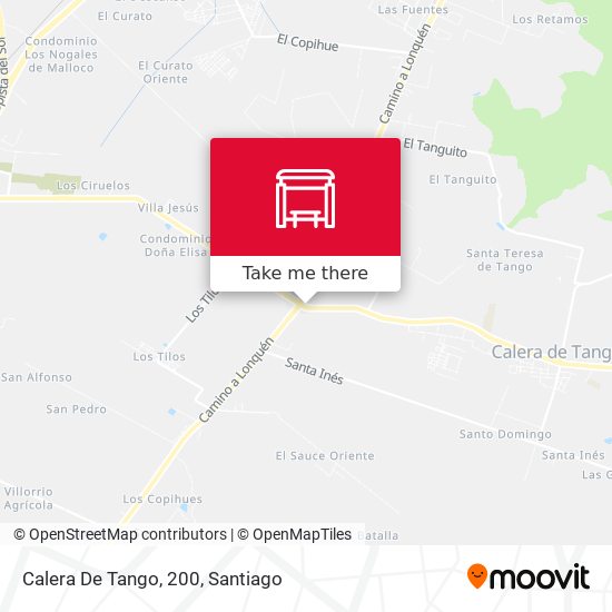 Calera De Tango, 200 map