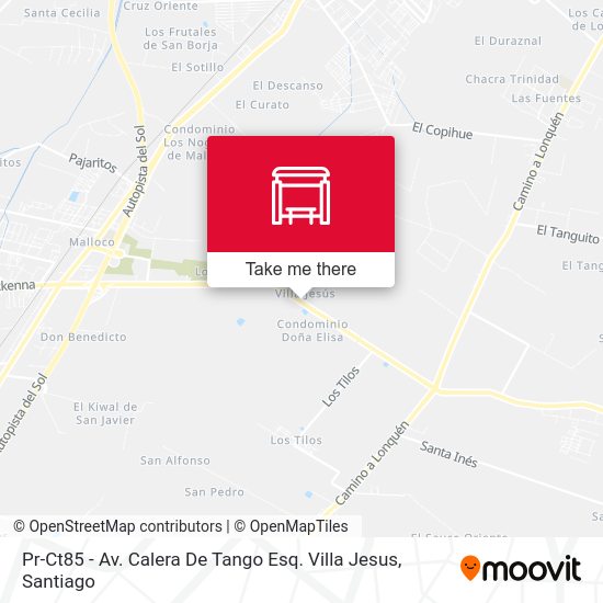 Mapa de Pr-Ct85 - Av. Calera De Tango Esq. Villa Jesus