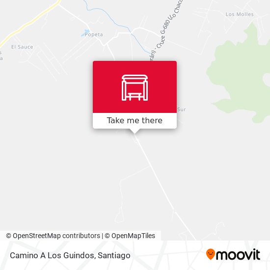Camino A Los Guindos map