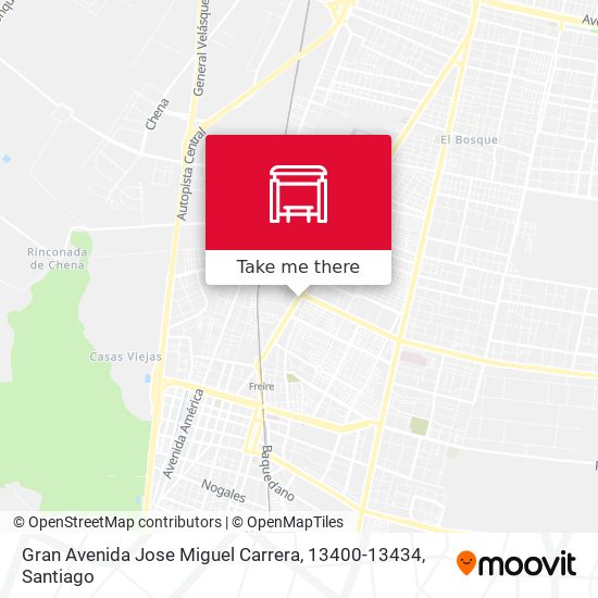 Gran Avenida Jose Miguel Carrera, 13400-13434 map