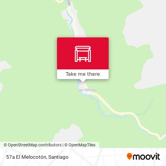 57a El Melocotón map