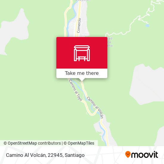 Camino Al Volcán, 22945 map