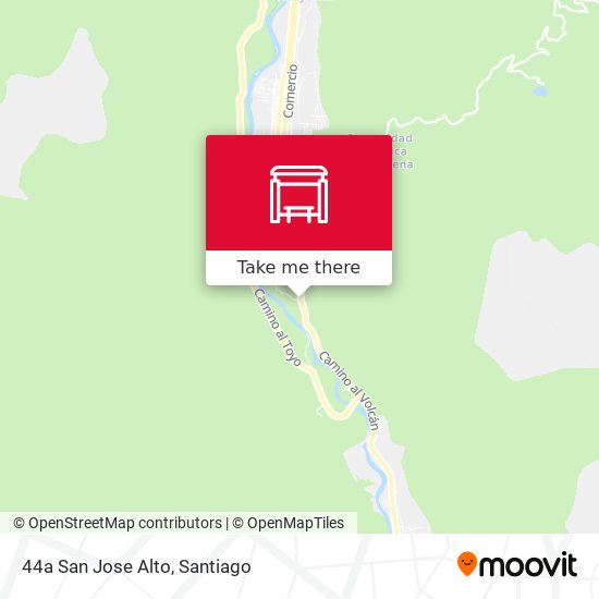 44a San Jose Alto map