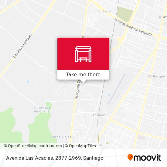 Avenida Las Acacias, 2877-2969 map