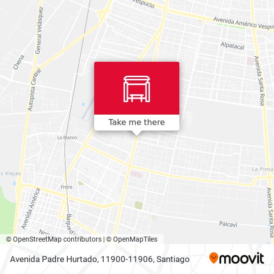 Avenida Padre Hurtado, 11900-11906 map