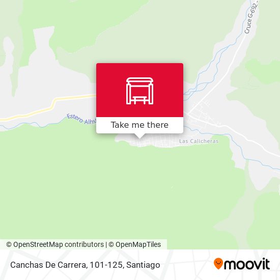 Mapa de Canchas De Carrera, 101-125