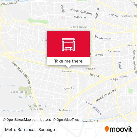 Metro Barrancas map