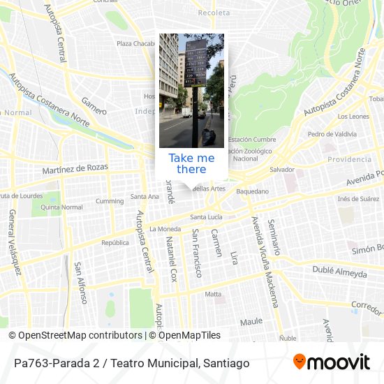 Pa763-Parada 2 / Teatro Municipal map