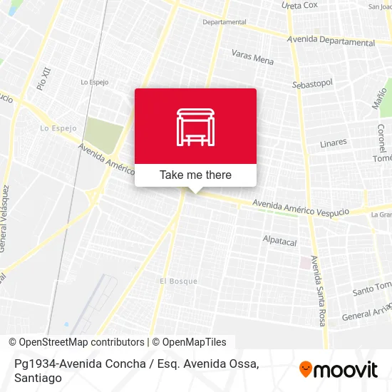 Pg1934-Avenida Concha / Esq. Avenida Ossa map