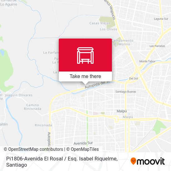 Mapa de Pi1806-Avenida El Rosal / Esq. Isabel Riquelme