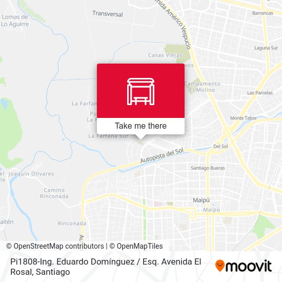 Pi1808-Ing. Eduardo Domínguez / Esq. Avenida El Rosal map