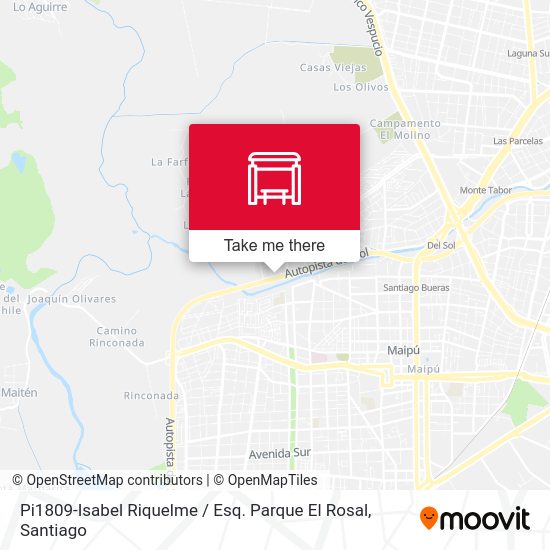 Mapa de Pi1809-Isabel Riquelme / Esq. Parque El Rosal
