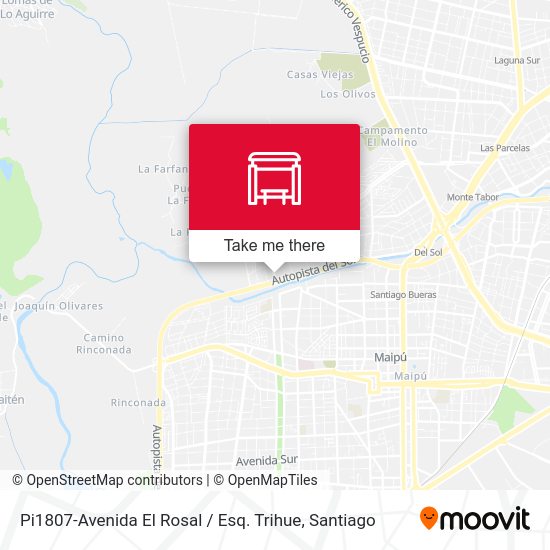Mapa de Pi1807-Avenida El Rosal / Esq. Trihue