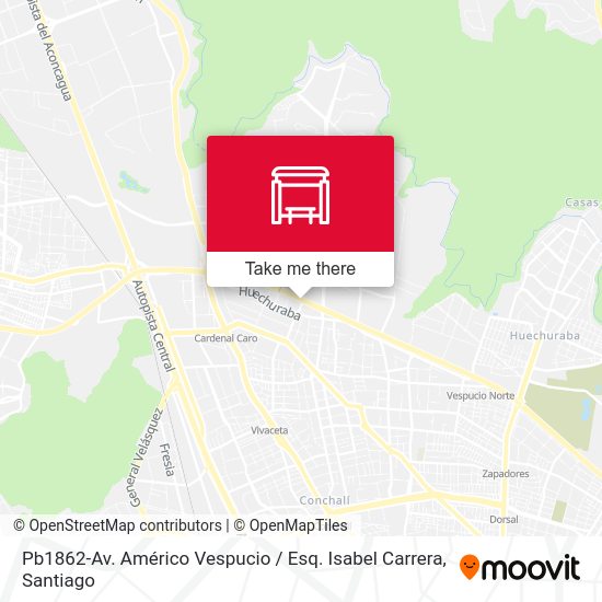 Mapa de Pb1862-Av. Américo Vespucio / Esq. Isabel Carrera