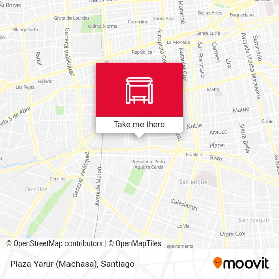 Plaza Yarur (Machasa) map