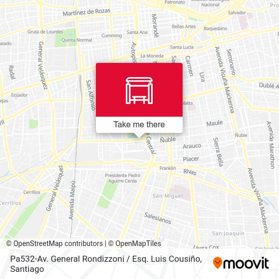 Pa532-Av. General Rondizzoni / Esq. Luis Cousiño map