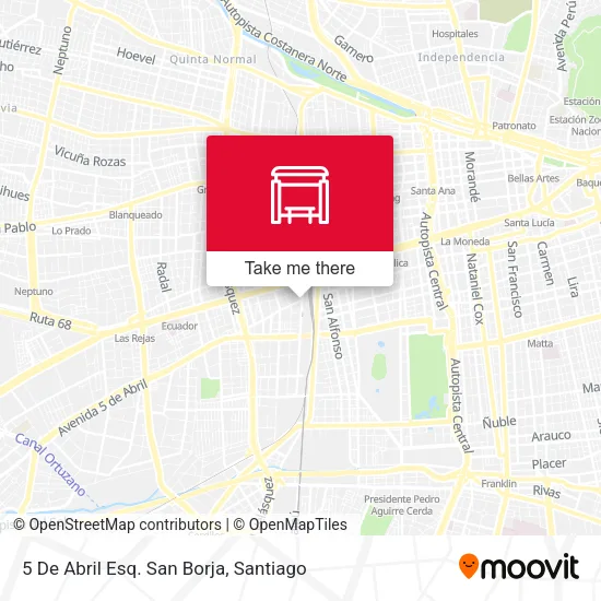 5 De Abril Esq. San Borja map