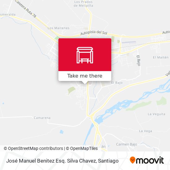 Mapa de José Manuel Benitez Esq. Silva Chavez