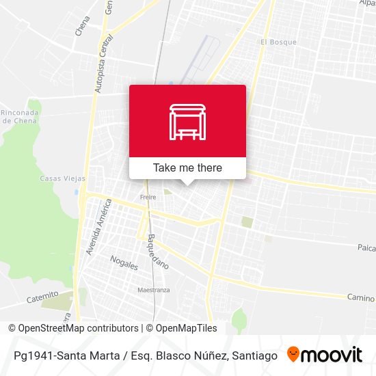 Mapa de Pg1941-Santa Marta / Esq. Blasco Núñez