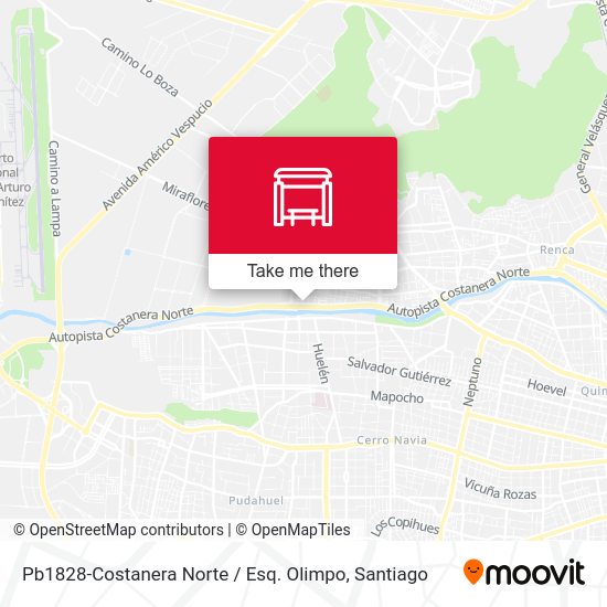 Mapa de Pb1828-Costanera Norte / Esq. Olimpo