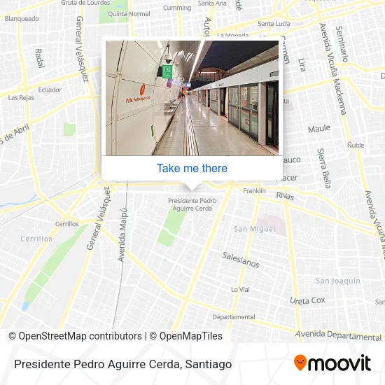 Presidente Pedro Aguirre Cerda map