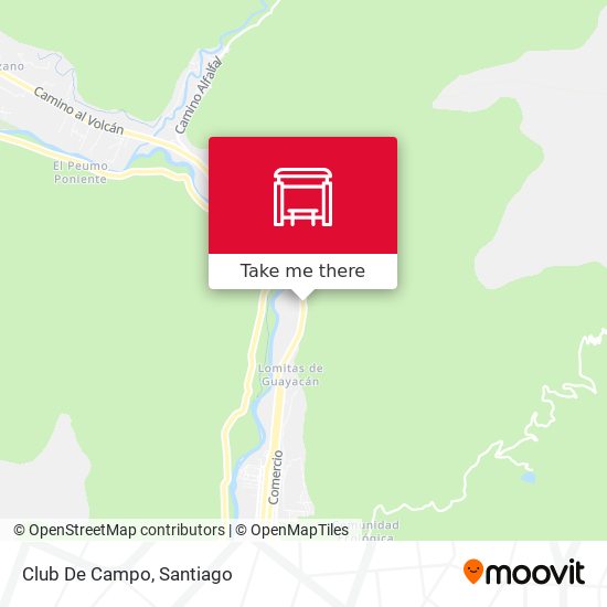 Club De Campo map