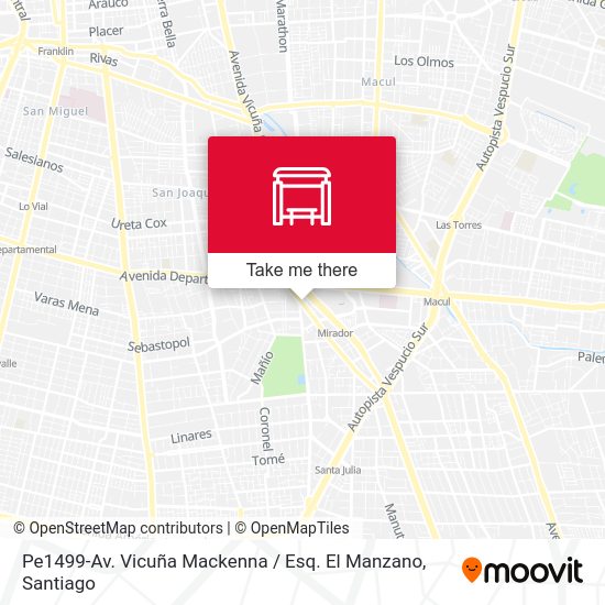 Pe1499-Av. Vicuña Mackenna / Esq. El Manzano map