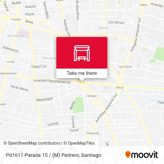 Pd1611-Parada 10 / (M) Pedrero map