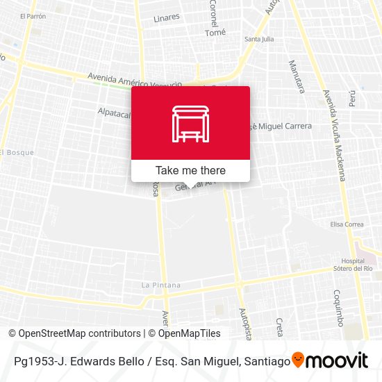 Mapa de Pg1953-J. Edwards Bello / Esq. San Miguel