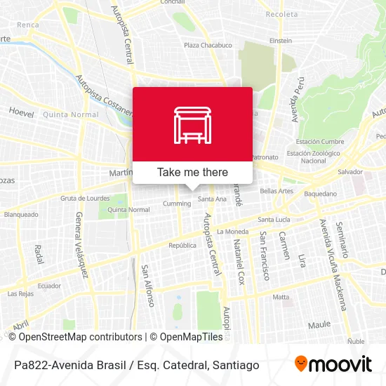 Pa822-Avenida Brasil / Esq. Catedral map