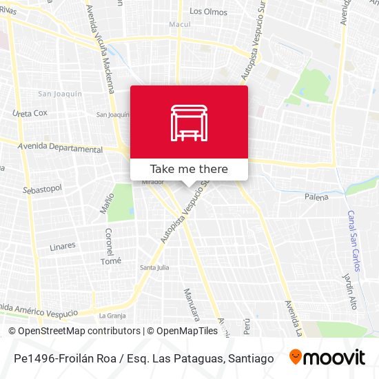 Pe1496-Froilán Roa / Esq. Las Pataguas map