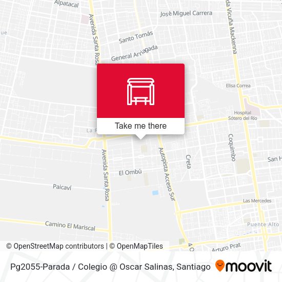 Mapa de Pg2055-Parada  / Colegio @ Oscar Salinas