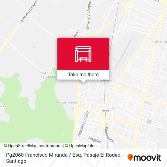 Mapa de Pg2060-Francisco Miranda / Esq. Pasaje El Rodeo