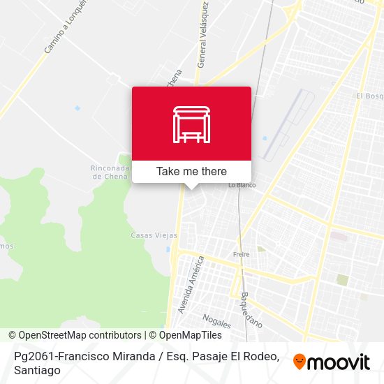 Mapa de Pg2061-Francisco Miranda / Esq. Pasaje El Rodeo