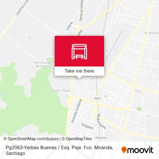 Mapa de Pg2063-Yerbas Buenas / Esq. Psje. Fco. Miranda