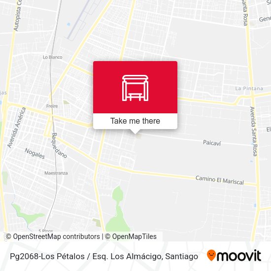 Pg2068-Los Pétalos / Esq. Los Almácigo map