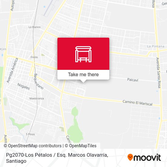 Mapa de Pg2070-Los Pétalos / Esq. Marcos Olavarría